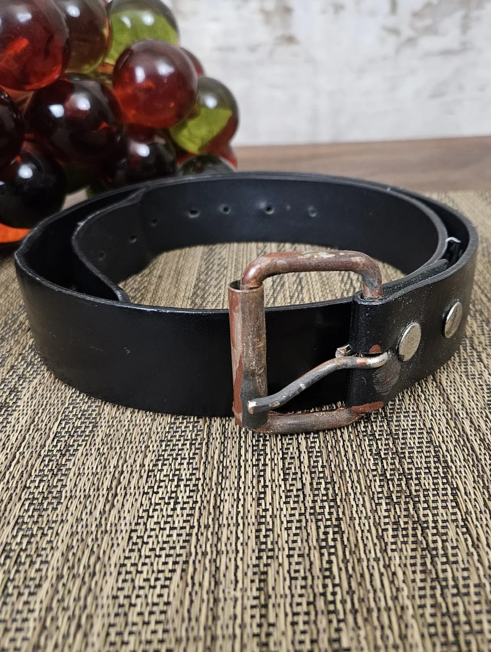 Vintage 1990s Hot Topic Belt Custom DIY Post Apocalyptic 34